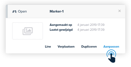 Marker aanpassen