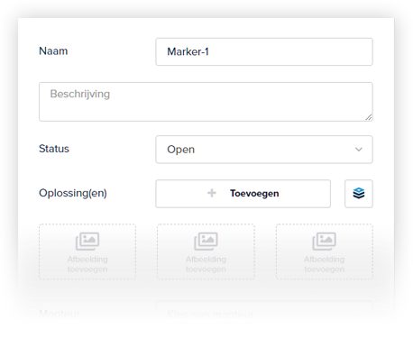 Multiselector oplossing koppelen aan een Marker